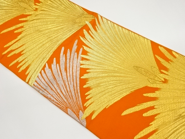 若松模様織出し袋帯